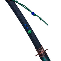 Aurora Omen Great Katana Green Dull Metal