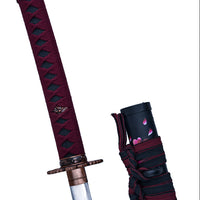 Aurora Omen Great Katana Red Metal Display