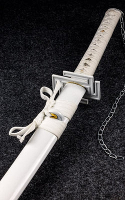 Battle-Ready White Ichigo Kurosaki Bankai Katana (SHARP)