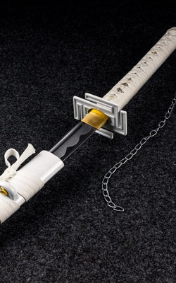 Battle-Ready White Ichigo Kurosaki Bankai Katana (SHARP)