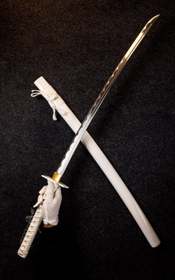 Battle-Ready White Ichigo Kurosaki Bankai Katana (SHARP)