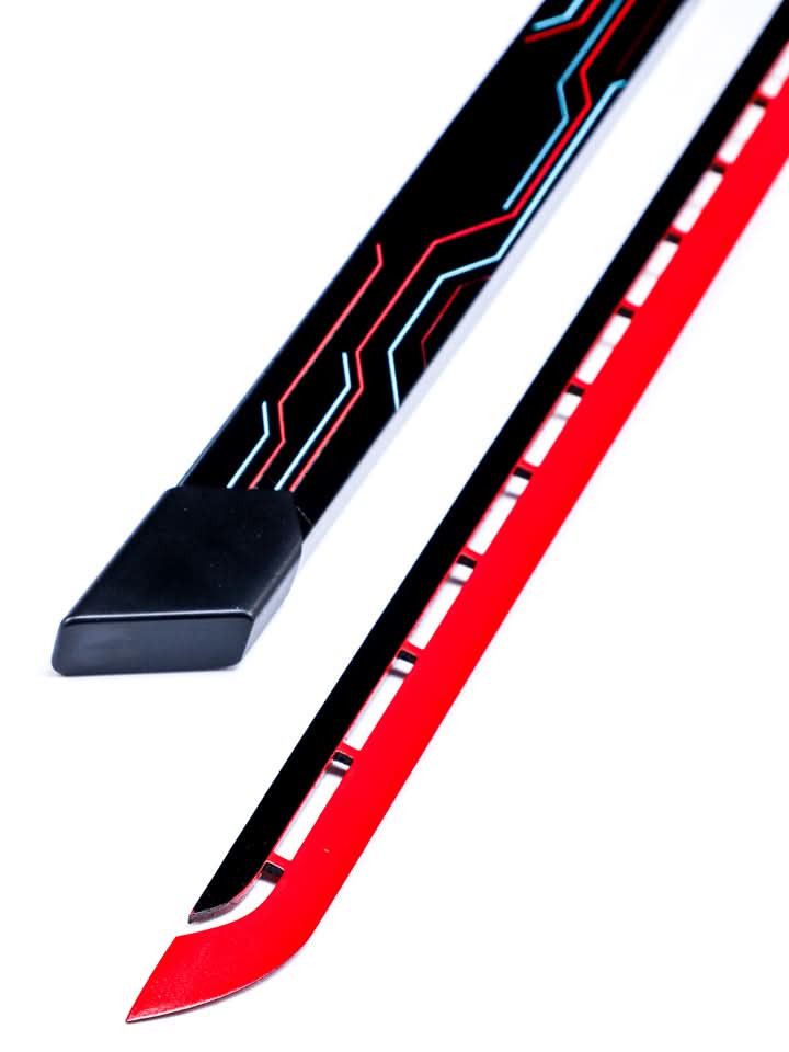 Cyberpunk Neon Katana (Dull) – Mini Katana