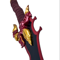 Red and black blade