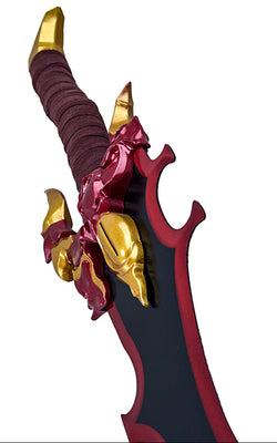 Red and black blade