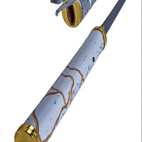 Gilded Dawn Katana Inspired by Ghost of Yotei Carbon Steel