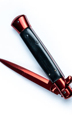 Crimson Web Stiletto Knife