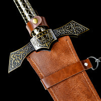 Kingsbane Sword 420 Steel with Leather Sheath