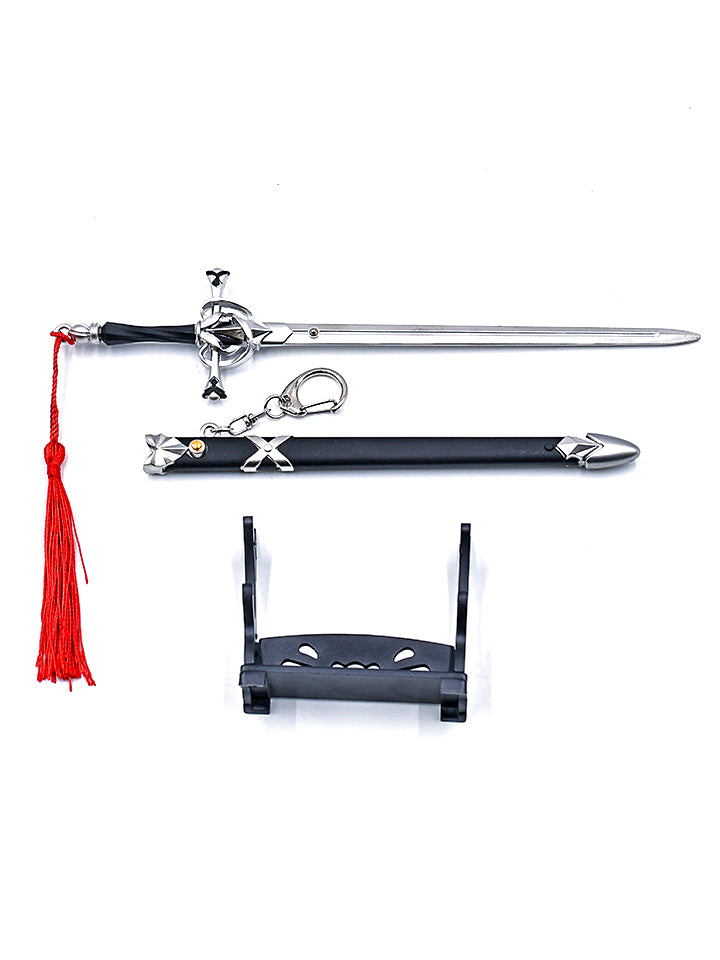Mini Joan of Arc Sword Keychain + Stand – Mini Katana