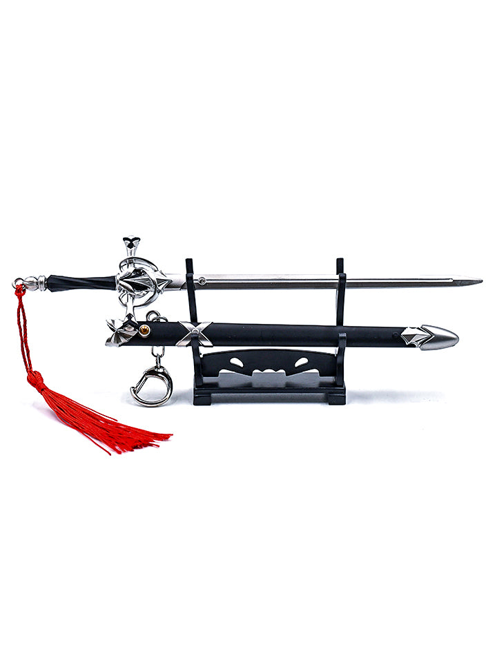 Mini Joan of Arc Sword Keychain + Stand – Mini Katana