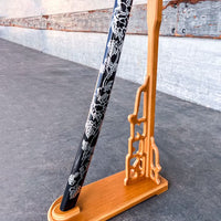 Upright Sword Stand - Light Wood