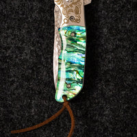 Tempest Damascus Blade Closed