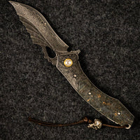 Silverwing Damascus Blade Pocket Knife