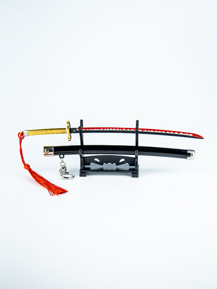 Yoriichi Keychain + Stand – Mini Katana