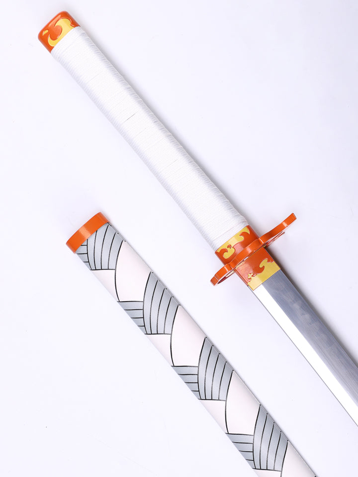 Battle-Ready Rengoku Katana 1095 Carbon Steel (SHARP) – Mini Katana