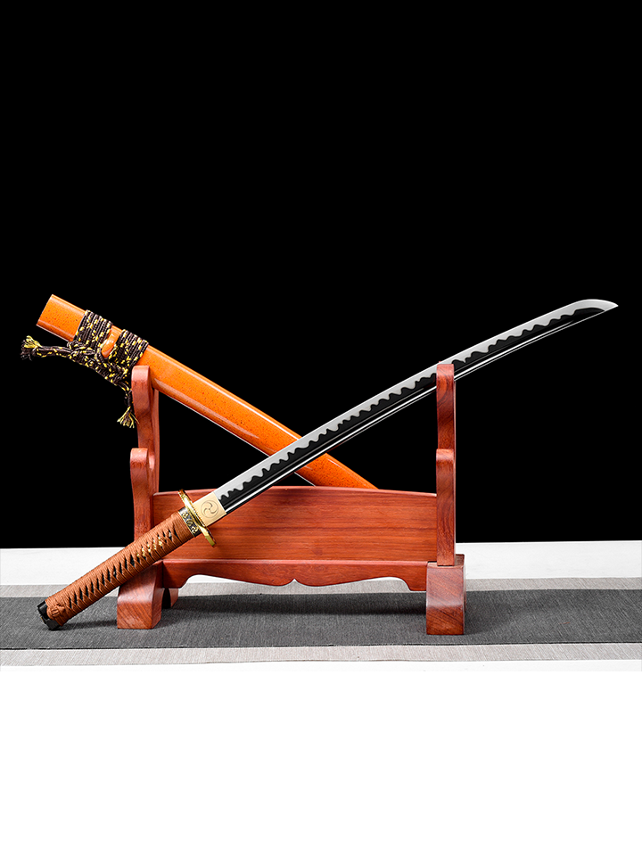 katanafish2003 Eclipse Wakizashi (SHARP) | 1060 Carbon Steel – Mini Katana