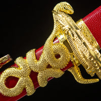 Tsuba Snake
