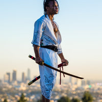 Battle-Ready Zoro's Black Enma Katana in Action