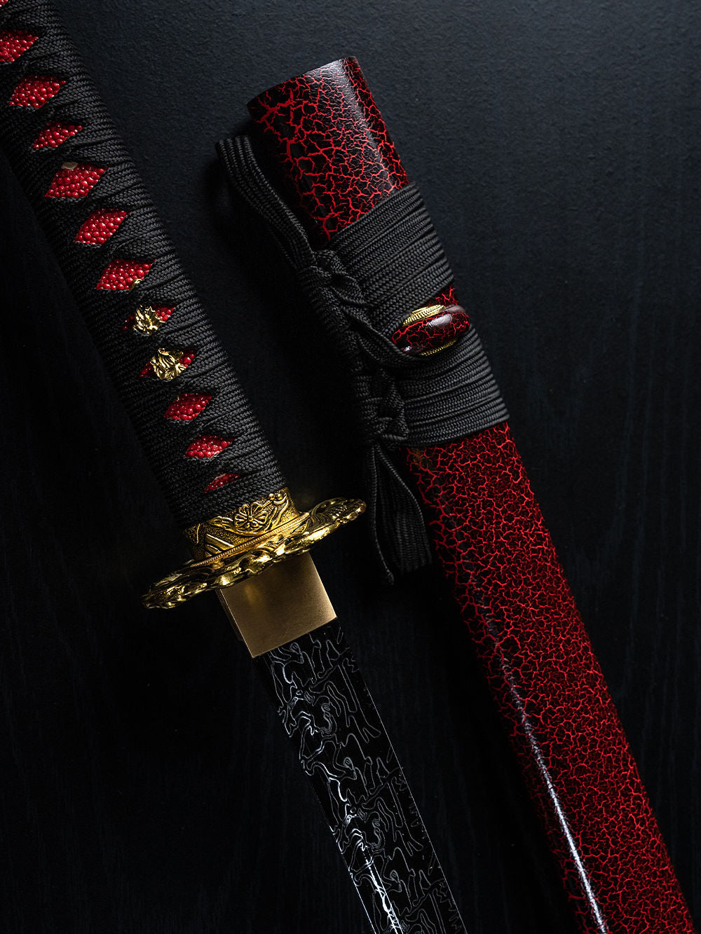Fantasy Katana Sword Series: Kurayami Katana (1060 Carbon Steel) – Mini ...
