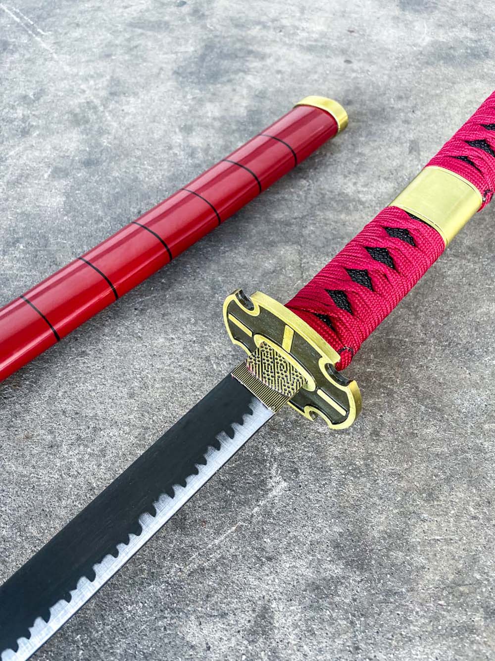 Zoro's Sandai Kitetsu Katana (METAL)