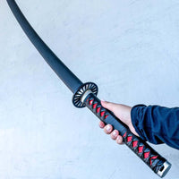 Battle-Ready Tanjiro Katana in Scabbard
