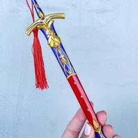 Saber Keychain Sword in Sheath