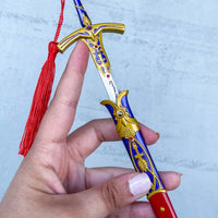 Saber Keychain Sword in Sheath