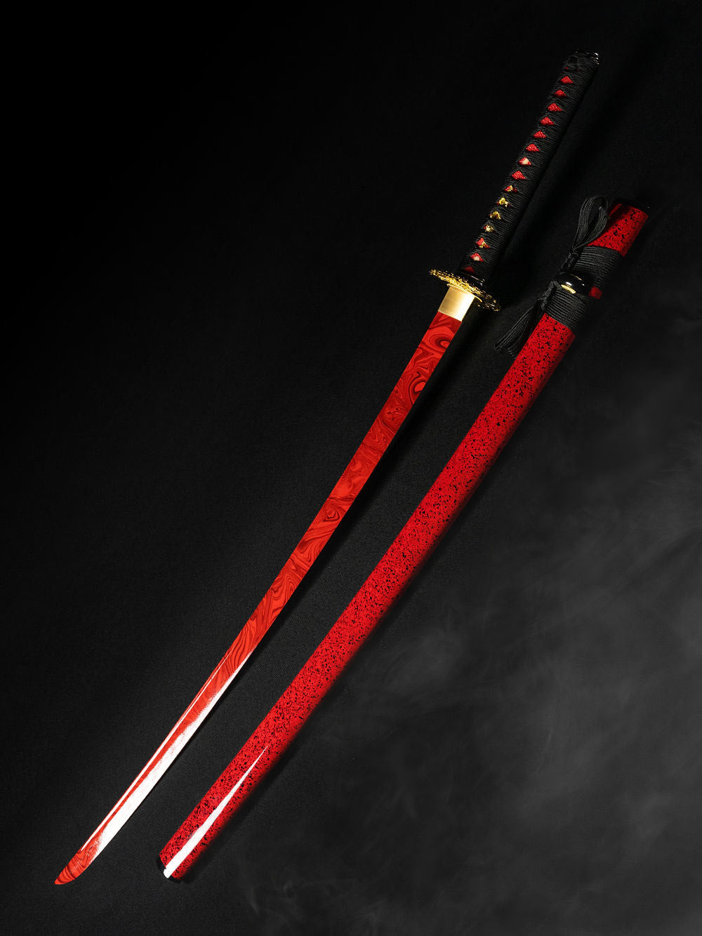 black and red sword