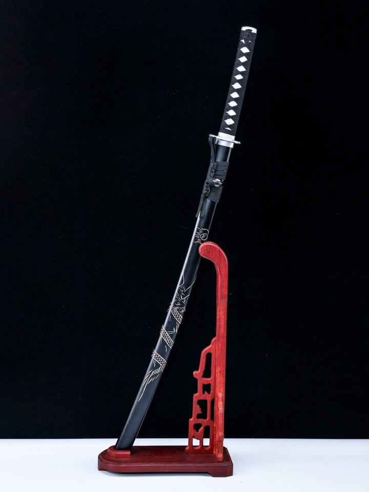 Black Dragon Katana Dull (METAL) – Mini Katana