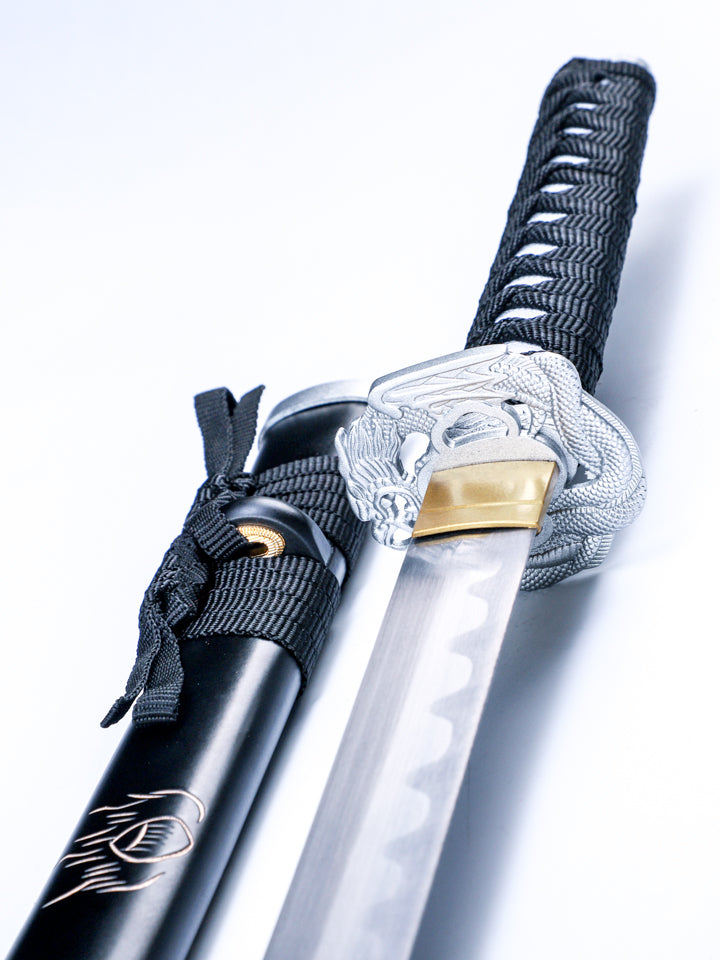 Black Dragon Katana Dull (METAL) – Mini Katana