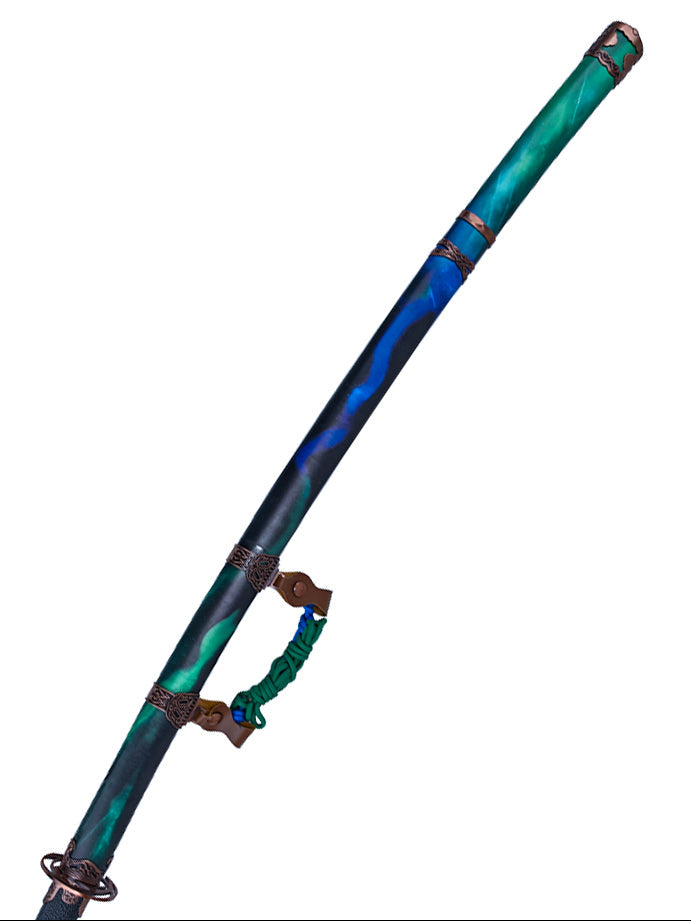 Aurora Omen Great Katana Green Dull