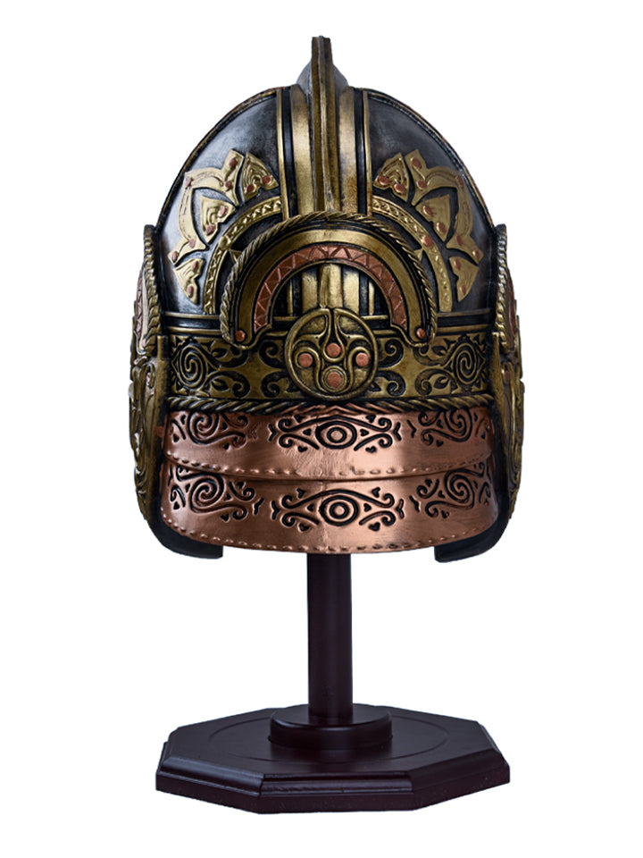King Theoden's Helmet with Stand from LOTR