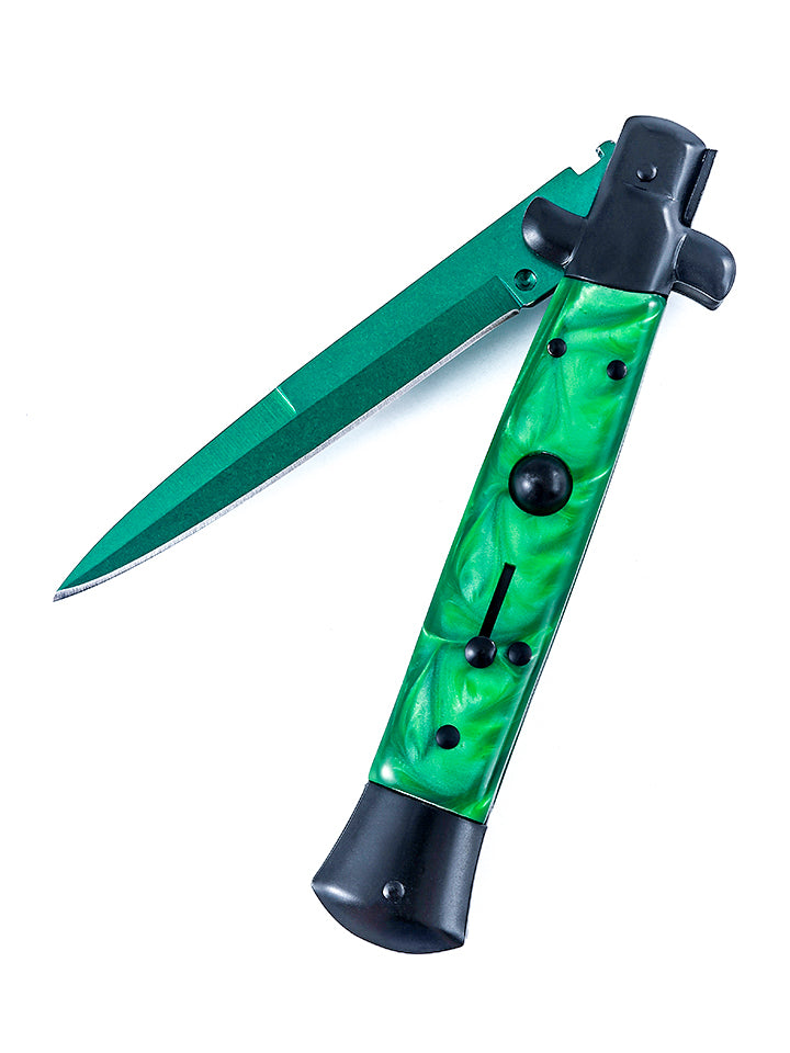 Gamma Doppler Emerald Stiletto Knife