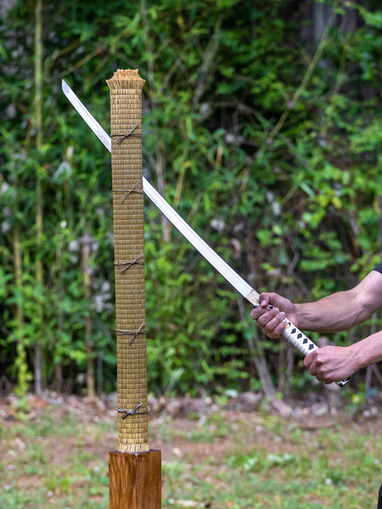 Tameshigiri Tatami Cutting Mat Set of 5 Mini Katana