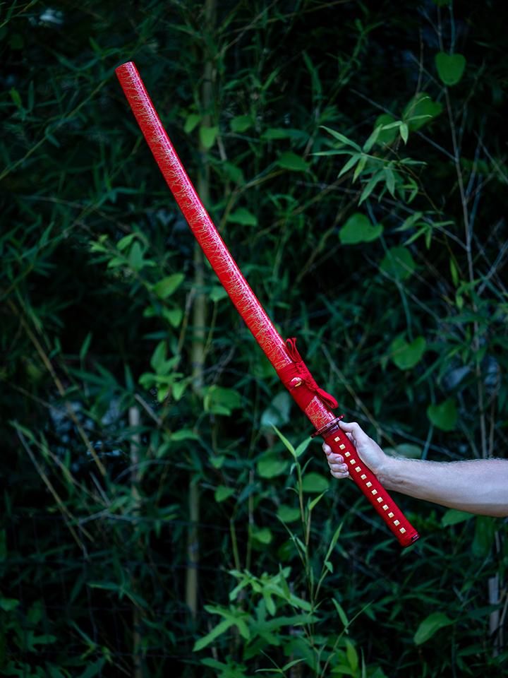 Red Jade Katana (1060 Carbon Steel)