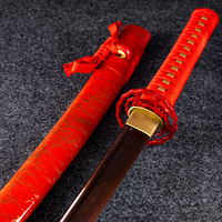 Red Jade Katana (1060 Carbon Steel)