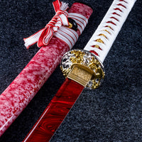 Crimson Dragon Katana (1060 Carbon Steel)