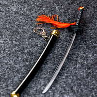 Mini Ichigo Bankai Katana Keychain + Stand