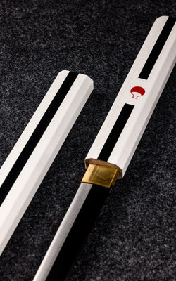 Battle-Ready Sasuke's White Grass Cutter Sword (SHARP)