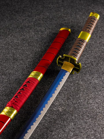 Battle-Ready Zoro's Sandai Kitetsu Katana (SHARP)