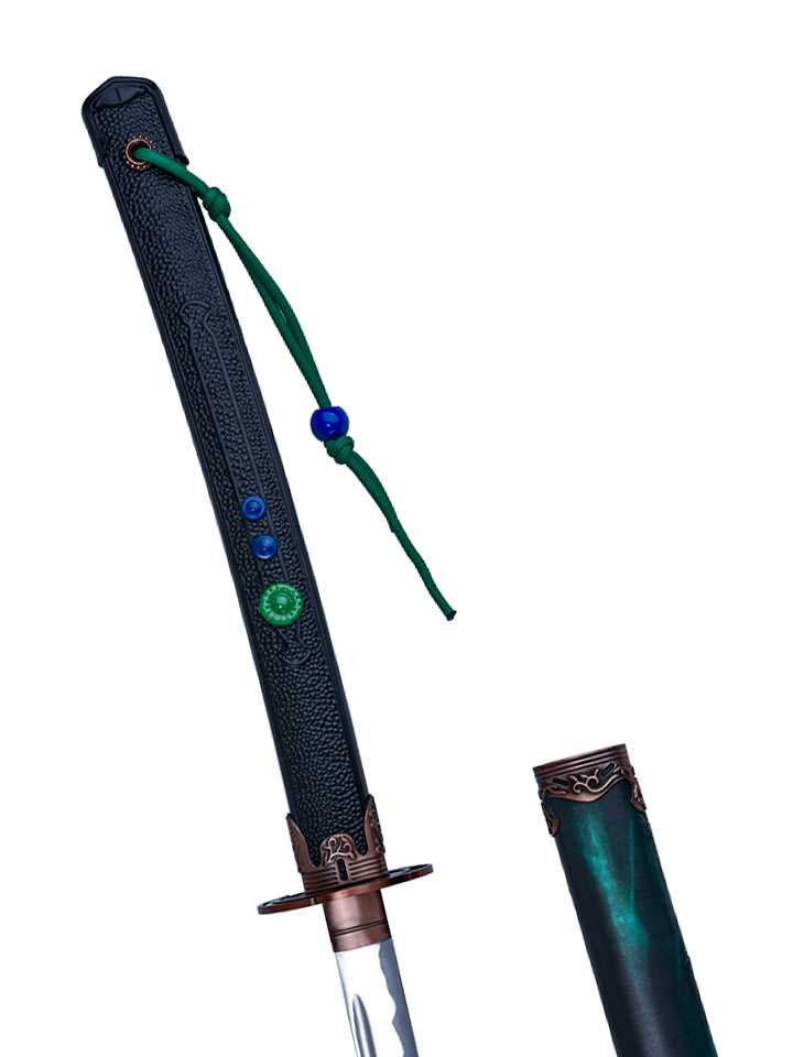 Aurora Omen Great Katana Green Dull Display