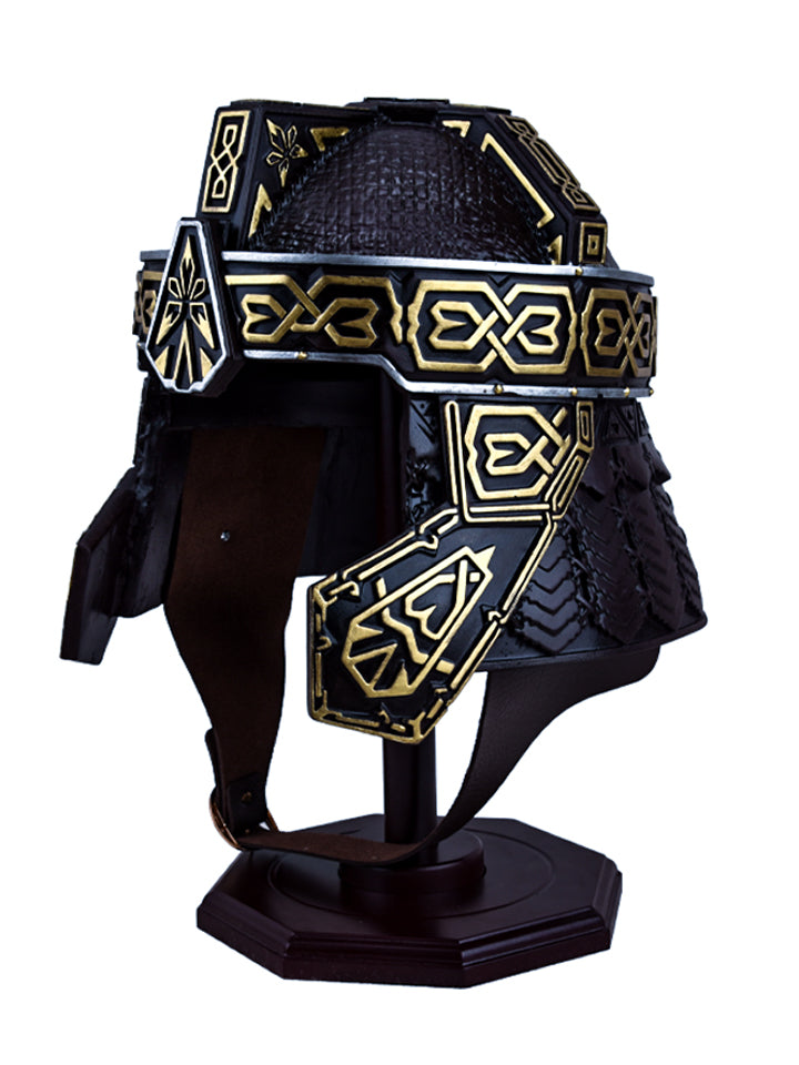 Dwarven Helmet with Stand made with resin material