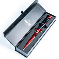 Crimson Web Stiletto Knife