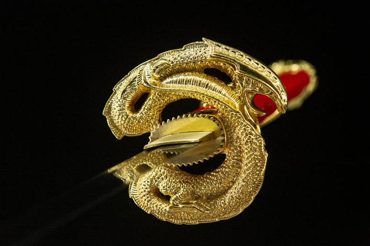 Golden Snake Katana (SHARP) | High Carbon Steel | Prestige Series