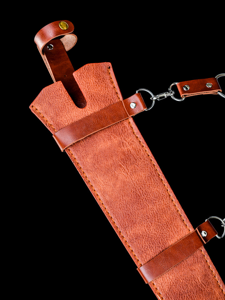 Battleborn Sword 420 Steel Sharpened with Leather Sheath