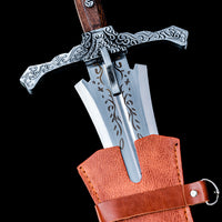 Battleborn Sword Sharpened Full Tang with Leather Sheath