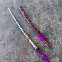 Purple Tiger Katana (1060 Carbon Steel)