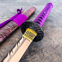 Purple Tiger Katana (1060 Carbon Steel)