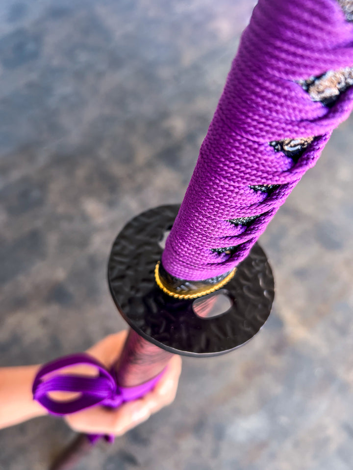 Purple Tiger Katana (1060 Carbon Steel)