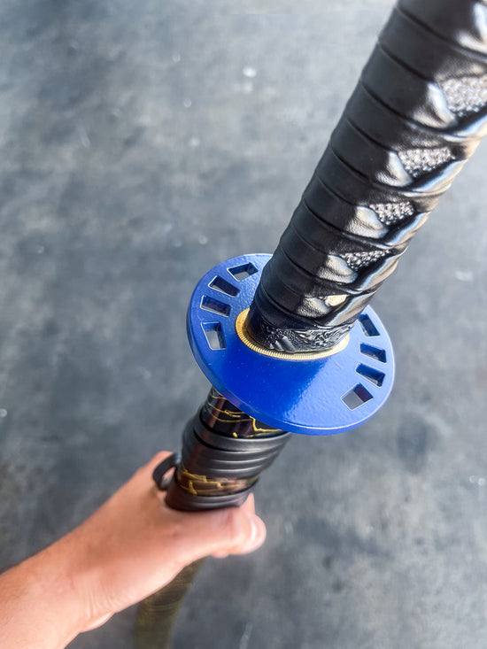 Fantasy Katana Sword Series Blue Lightning Katana (1060 Carbon Steel) Mini Katana