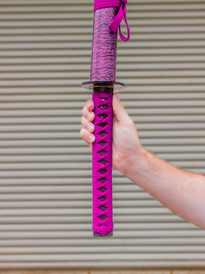 Purple Tiger Katana (1060 Carbon Steel)